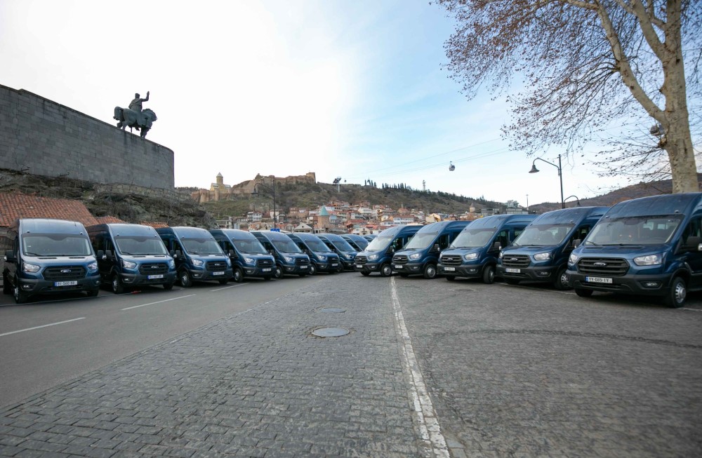 Tbilisi, Ford Transit 155T460 # BI-560-BB; Tbilisi, Ford Transit 155T460 # YY-085-IY; Tbilisi — Новые Автобусы для Тбилиси