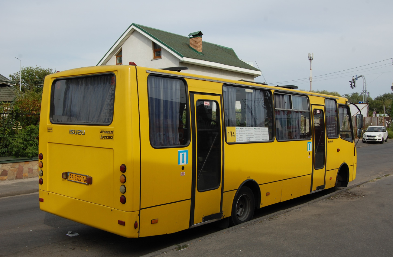 Kyiv, Bogdan А09302 # АА 2322 АА