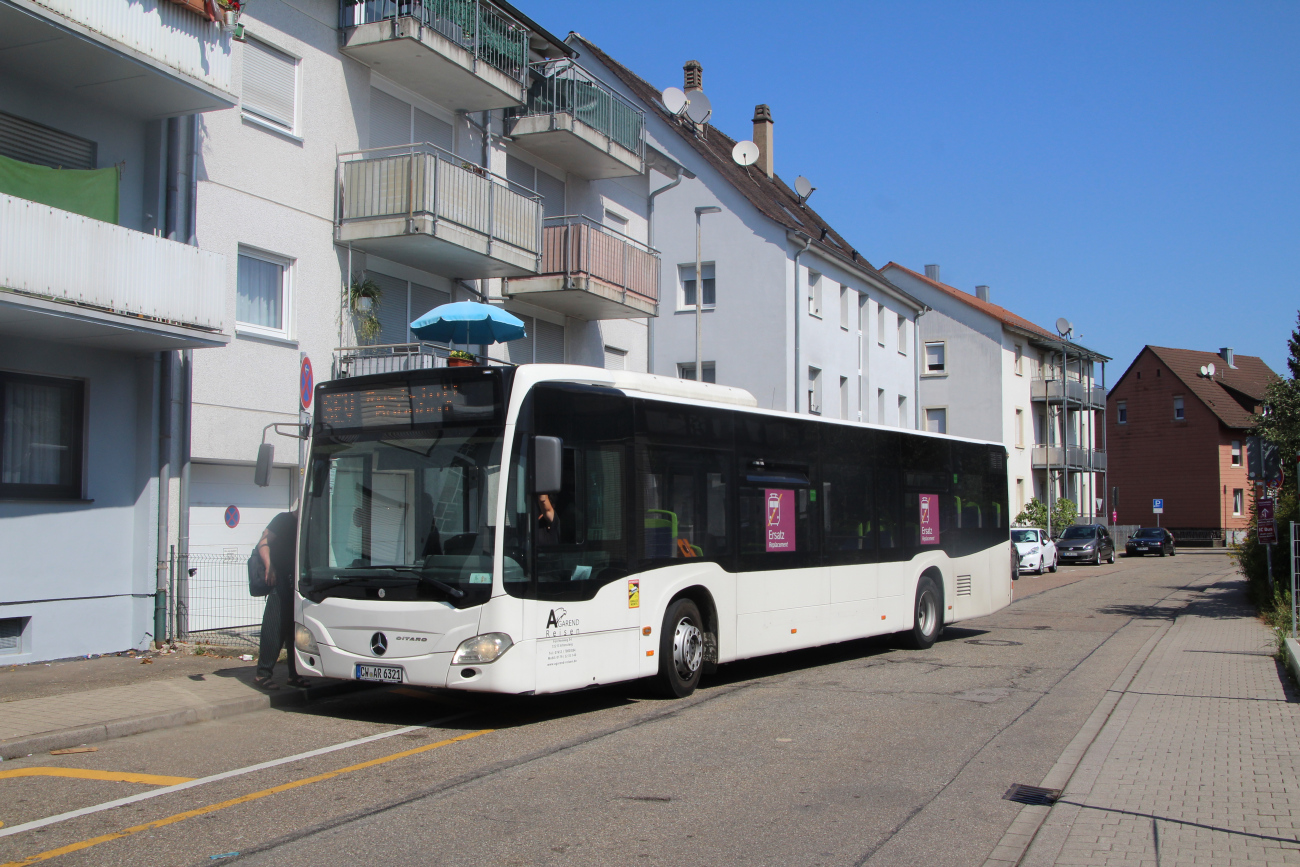 Calw, Mercedes-Benz Citaro C2 # 21; Freiburg im Breisgau — SEV Rheintalbahn