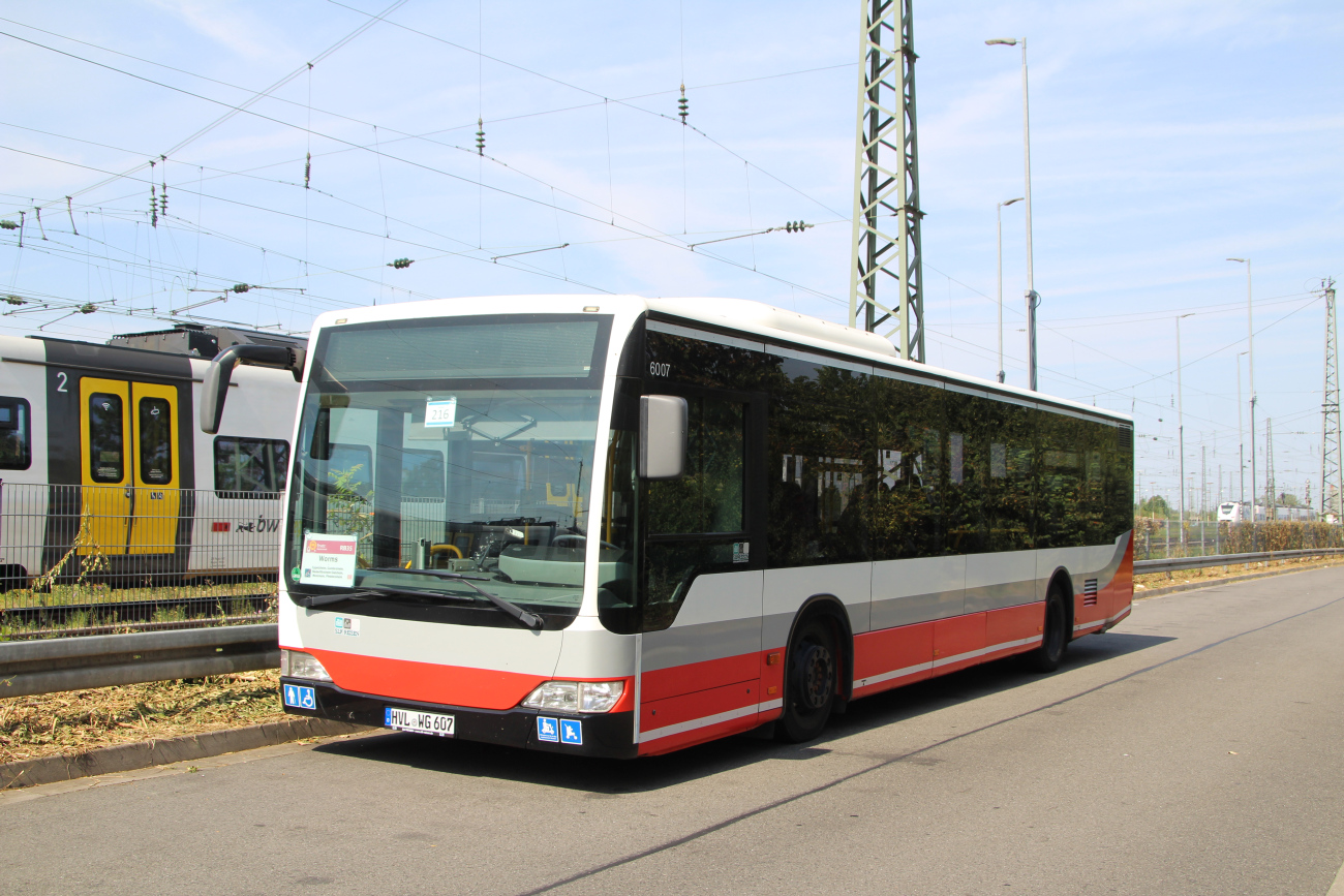 Nauen, Mercedes-Benz O530 Citaro Facelift # HVL-WG 607; Worms — SEV Worms — Bingen ("Rheinhessenbahn")