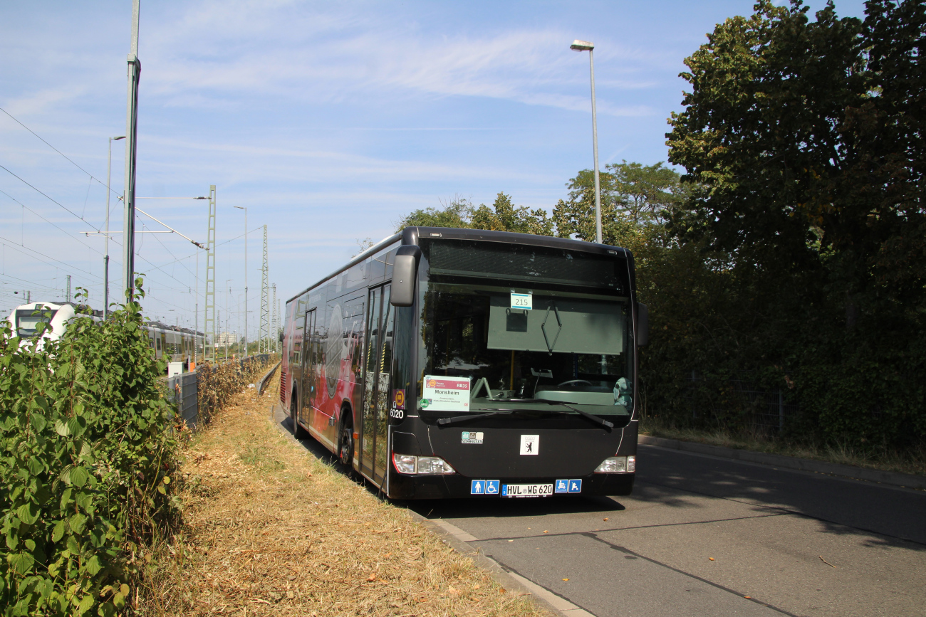 Nauen, Mercedes-Benz O530 Citaro Facelift # HVL-WG 620; Worms — SEV Worms — Bingen ("Rheinhessenbahn")