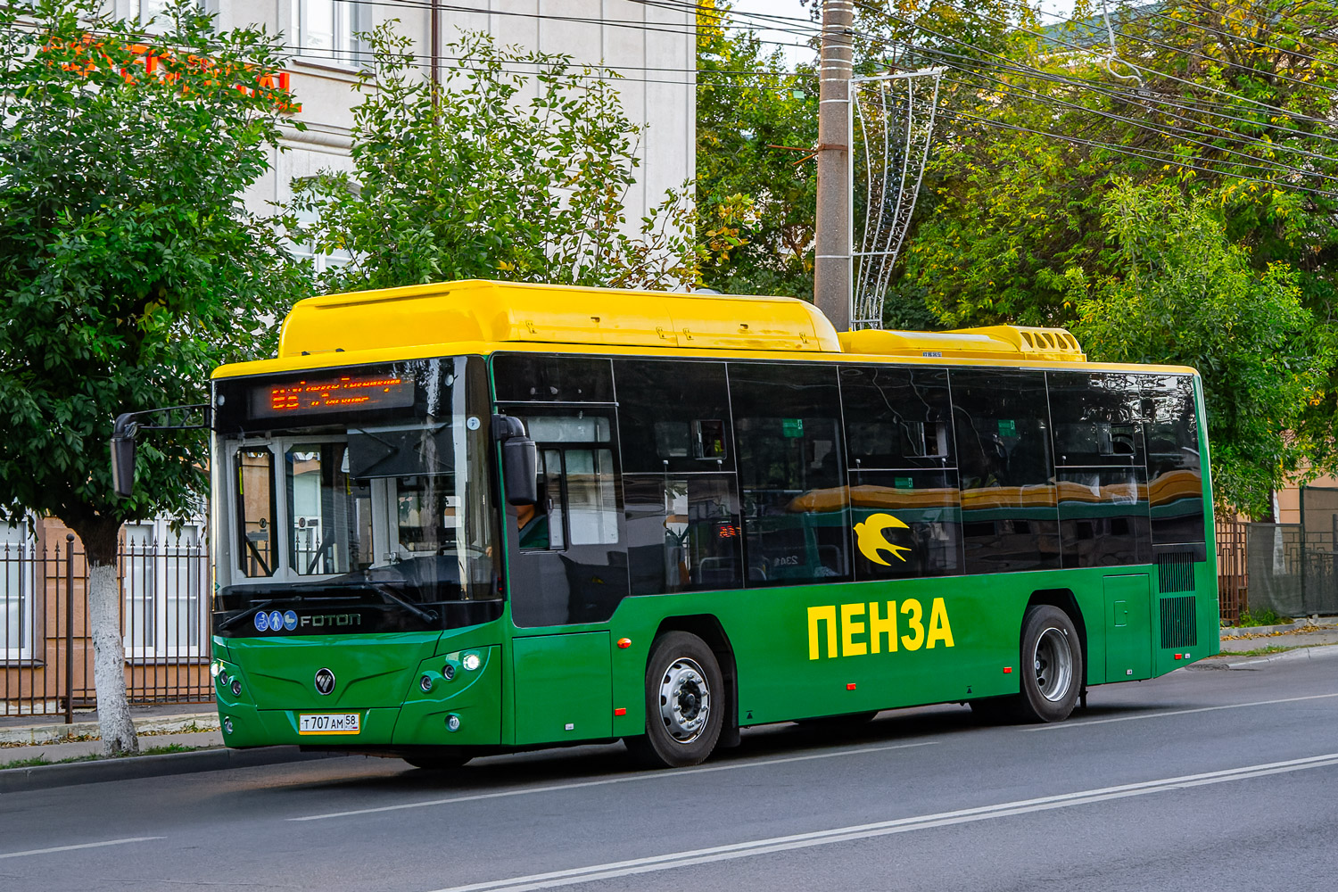 Penza, Foton BJ6105C6MCD-1 # Т 707 АМ 58