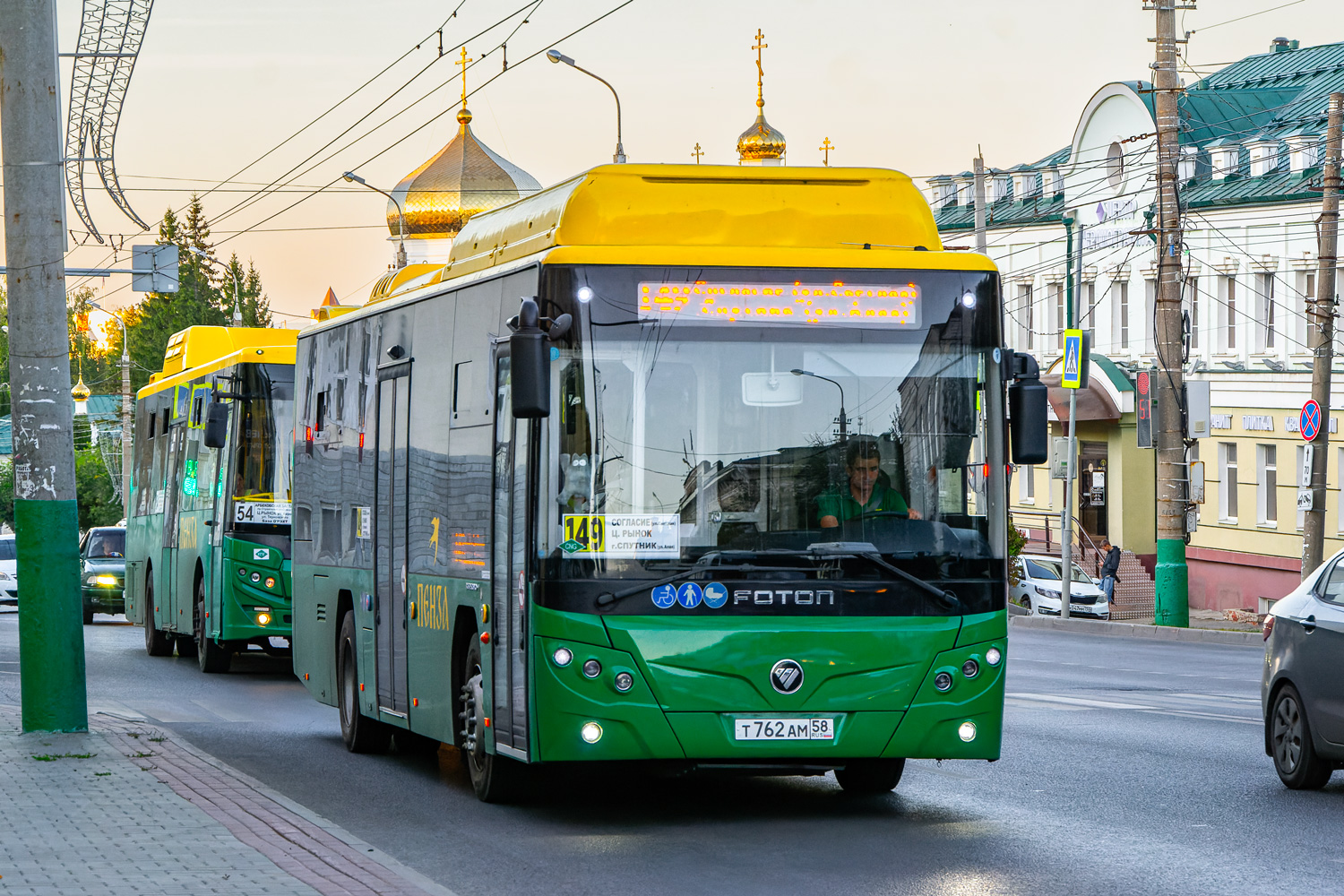 Penza, Foton BJ6105C6MCD-1 nr. Т 762 АМ 58