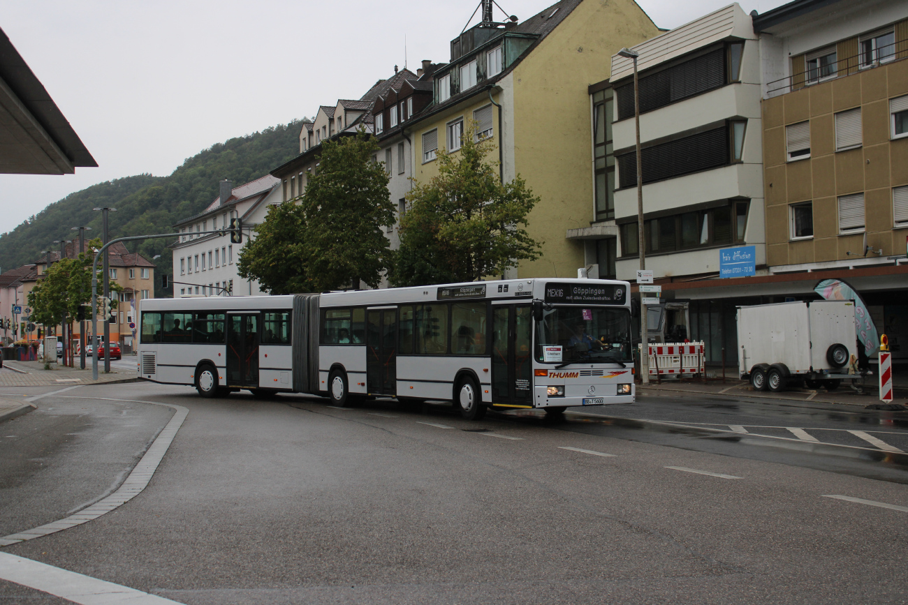 Böblingen, Mercedes-Benz O405GN2 # BB-T 5600; Stuttgart — SEV Stuttgart <> Ulm (Filstalbahn)