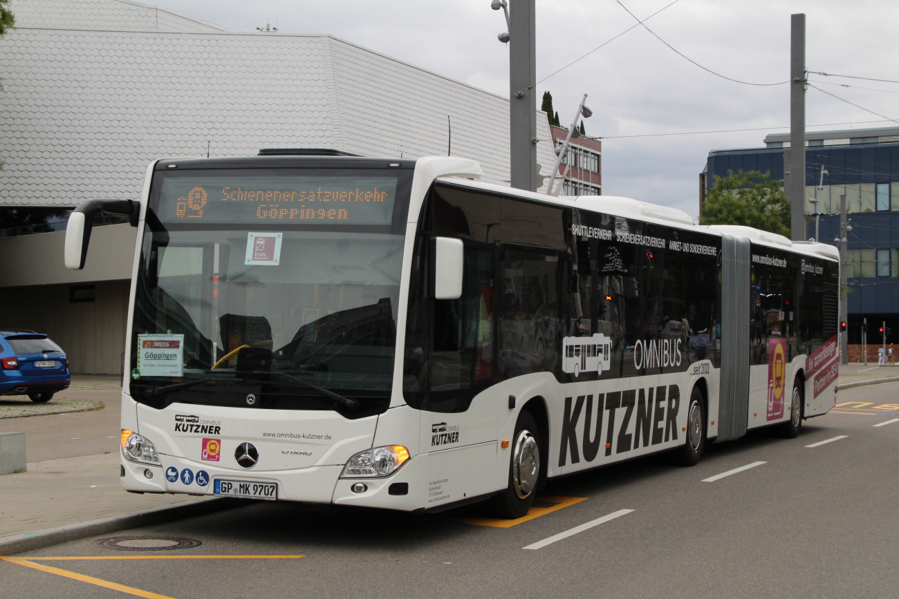 Göppingen, Mercedes-Benz Citaro C2 GÜ # 7; Stuttgart — SEV Stuttgart <> Ulm (Filstalbahn)