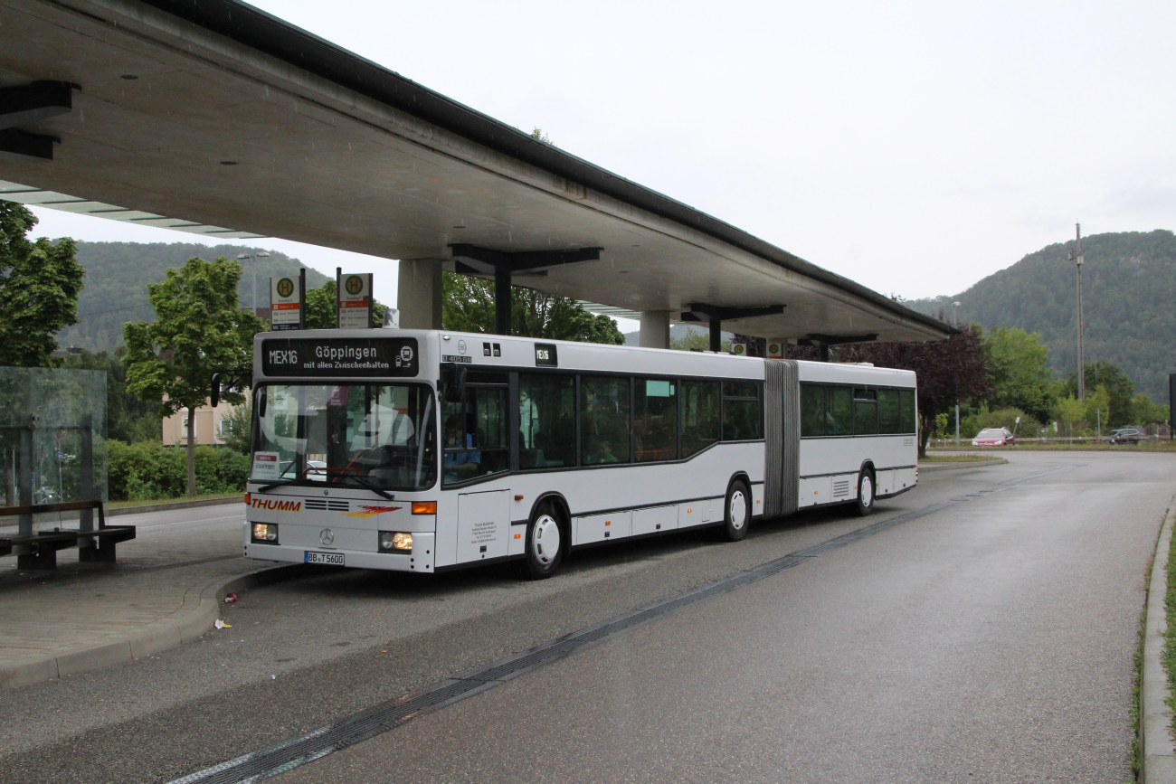 Böblingen, Mercedes-Benz O405GN2 # BB-T 5600; Stuttgart — SEV Stuttgart <> Ulm (Filstalbahn)