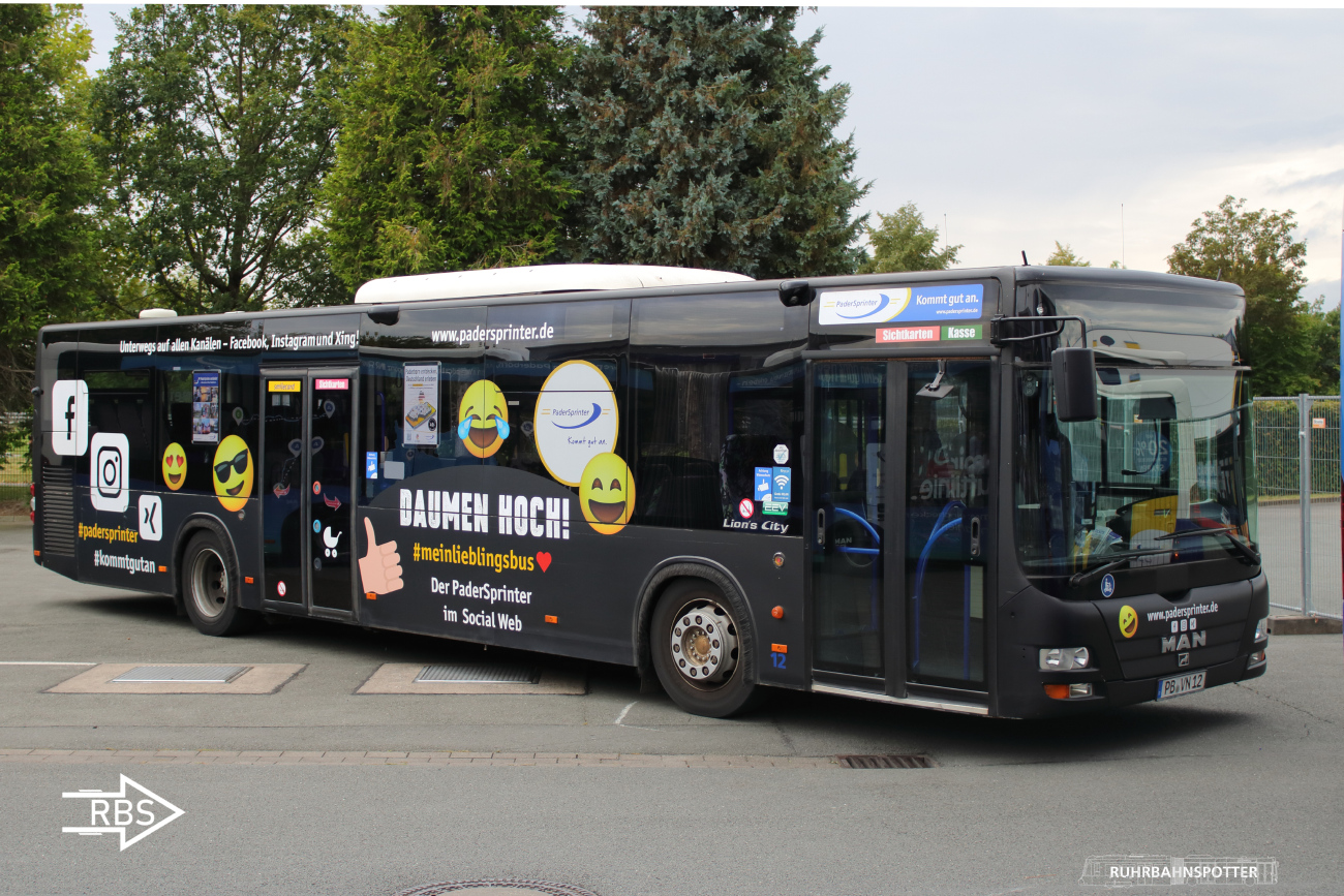 Paderborn, MAN A21 Lion's City NL313 # 12; Paderborn — Tag der offenen Tür — PaderSprinter 8.9.2024
