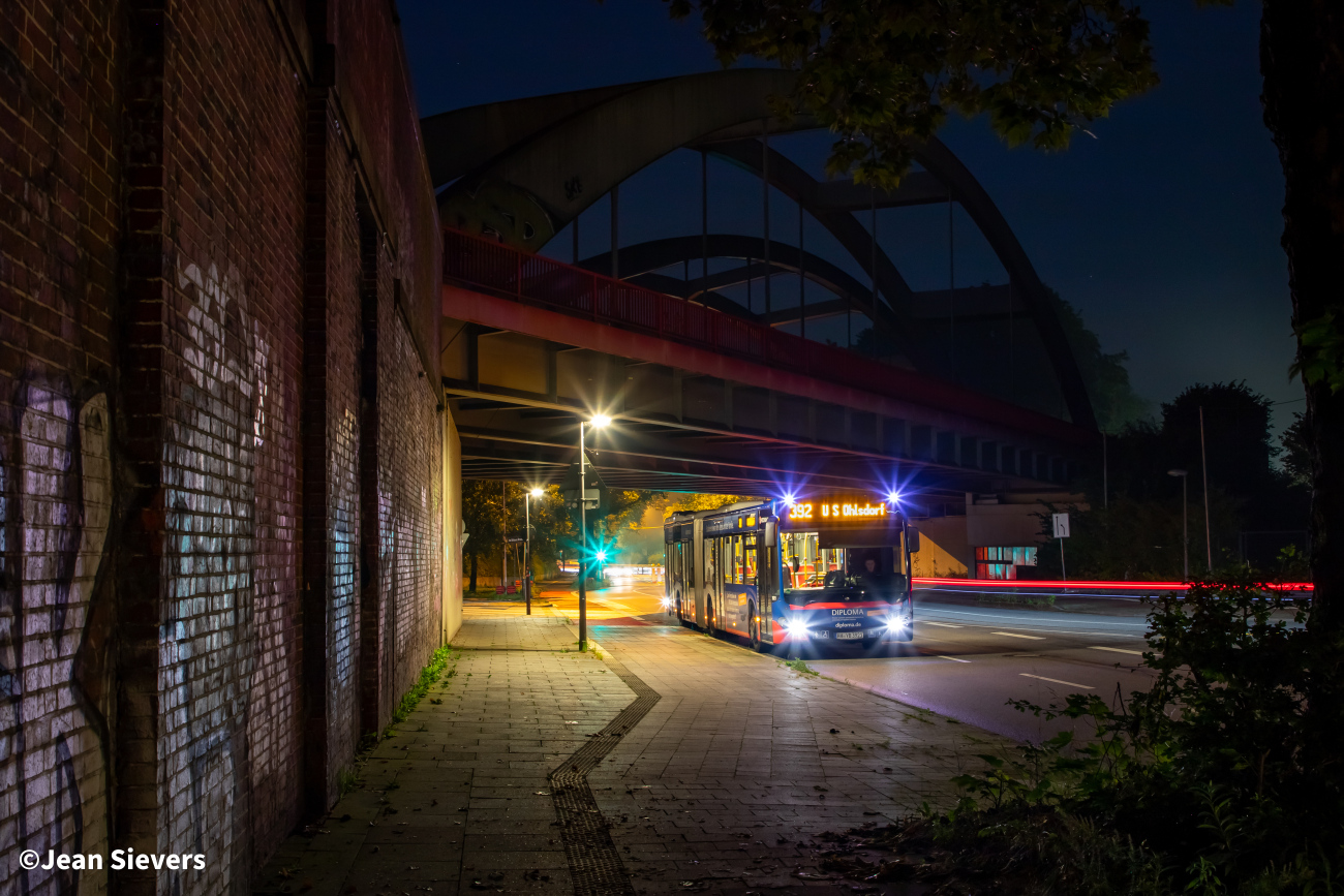 Hamburg, Mercedes-Benz Citaro C2 G Hybrid # 3921