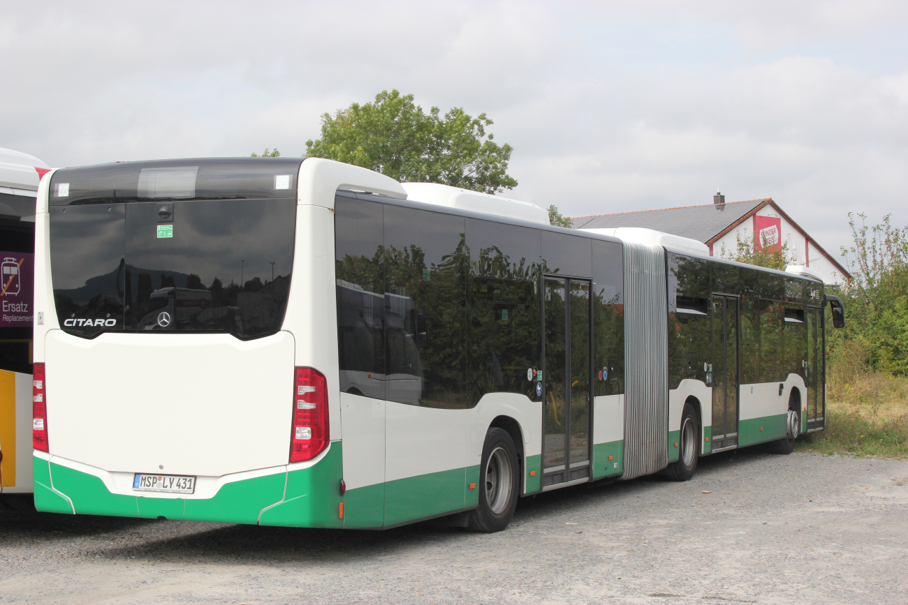 Karlstadt am Main, Mercedes-Benz Citaro C2 G # MSP-LY 431