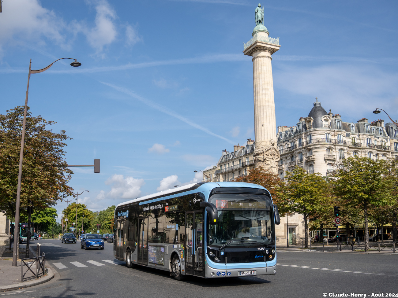 Paris, Bolloré Bluebus 12 II # 0670