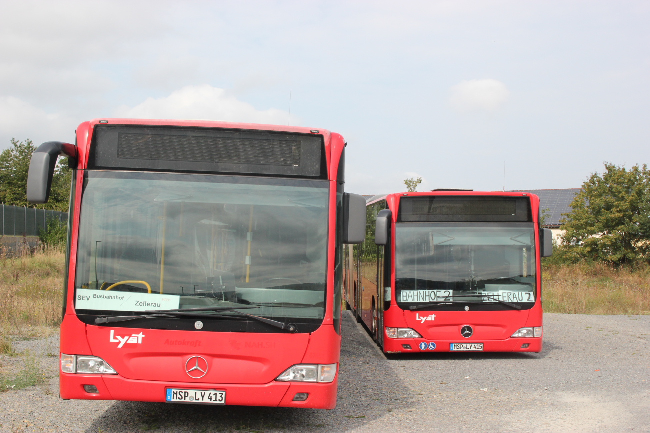 Karlstadt am Main, Mercedes-Benz O530 Citaro Facelift G # MSP-LY 413; Karlstadt am Main, Mercedes-Benz O530 Citaro Facelift G # MSP-LY 415