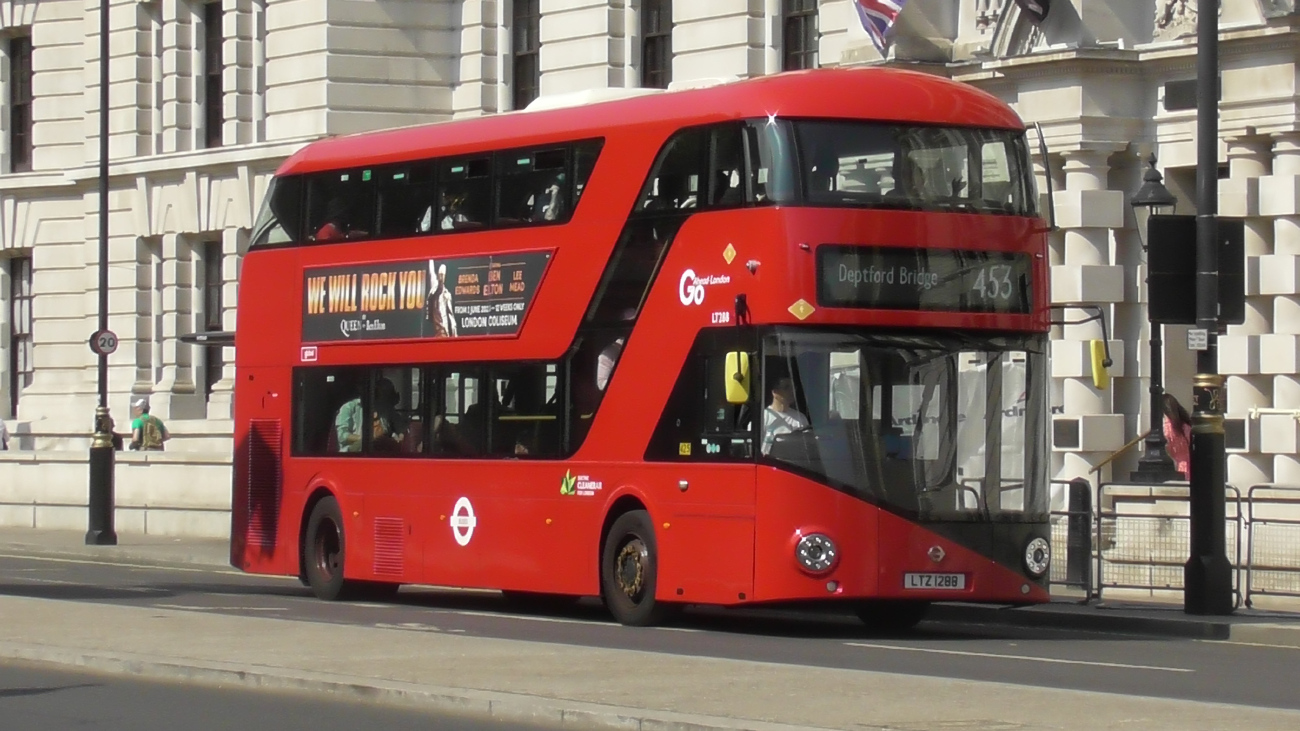 London, Wright New Bus for London # LT288