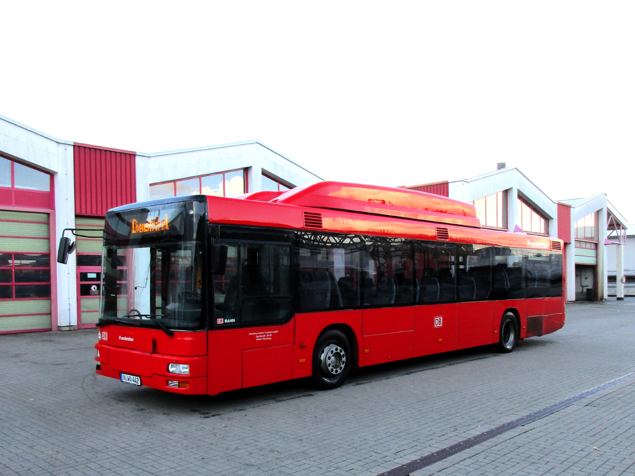 Nuremberg, MAN A20 NÜ313 CNG # N-WA 442