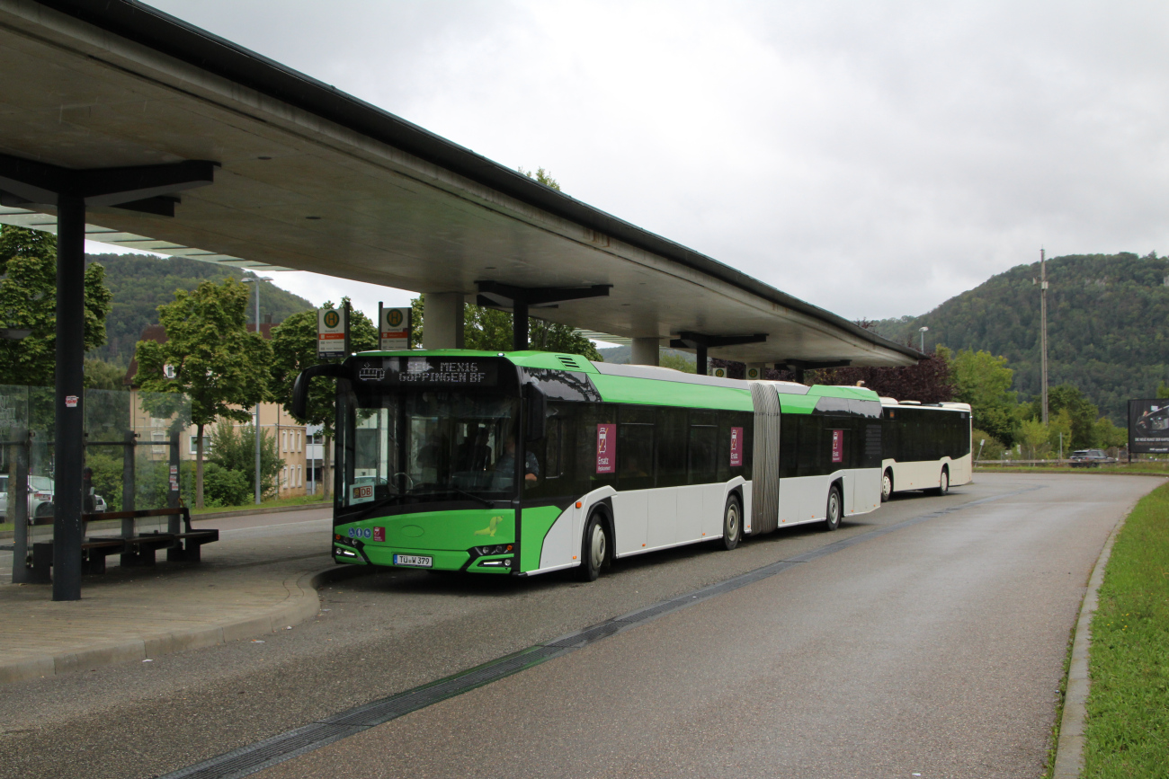 Tübingen, Solaris Urbino IV 18 # TÜ-W 379; Stuttgart — SEV Stuttgart <> Ulm (Filstalbahn)