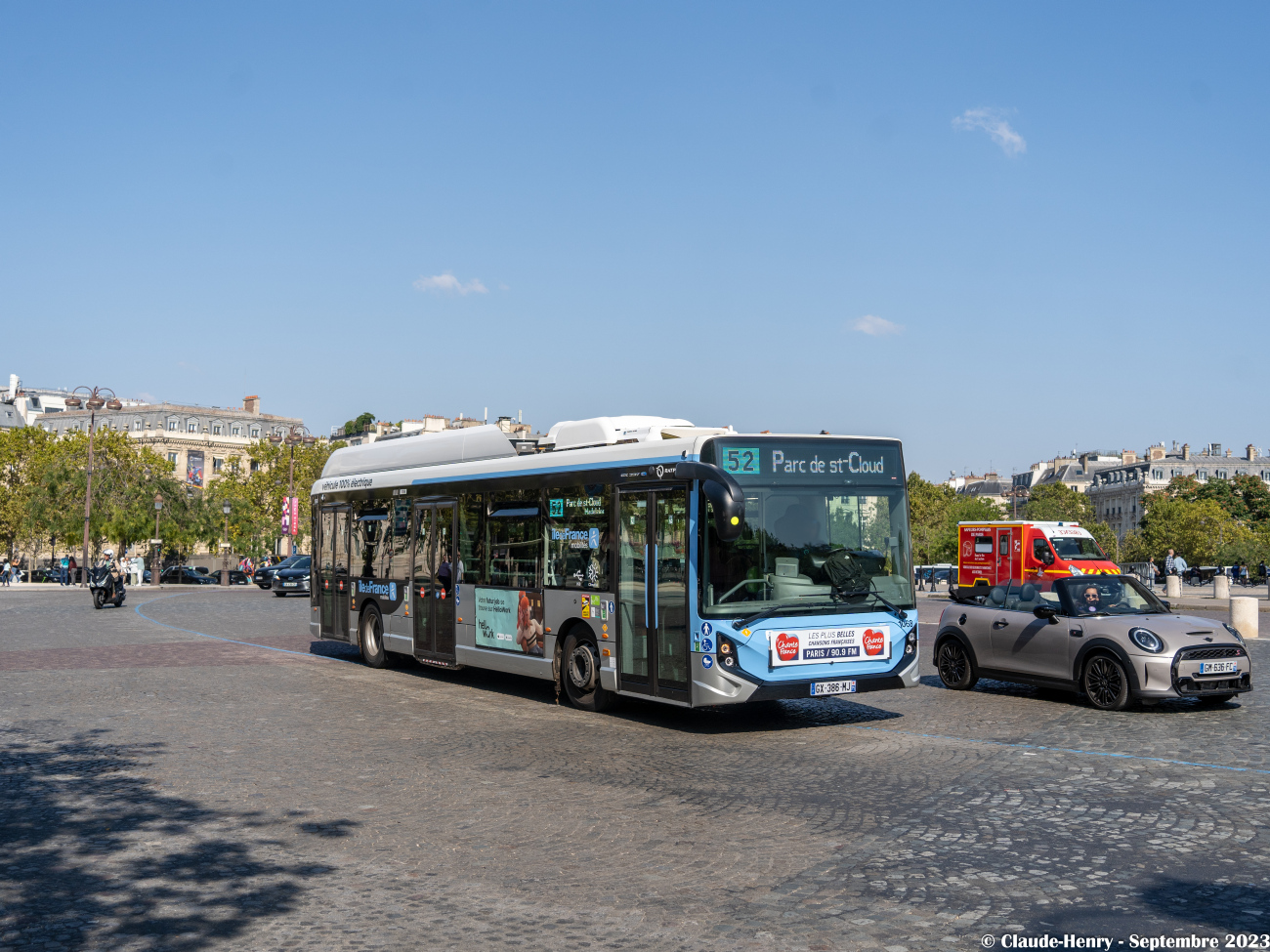 Paris, Heuliez GX337 ELEC # 1068