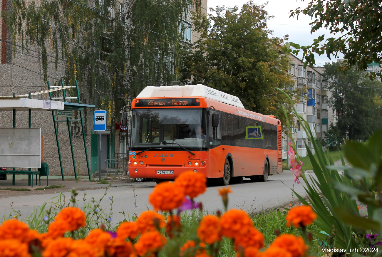 Izhevsk, LiAZ-5292.67 (CNG) # К 344 УТ 18; Izhevsk — Miscellaneous photos