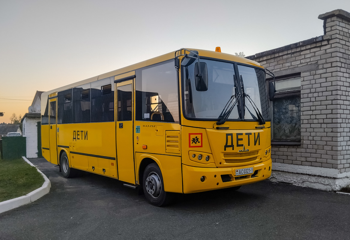 Baranovichi, MAZ-257.S40 # АС 0321-1