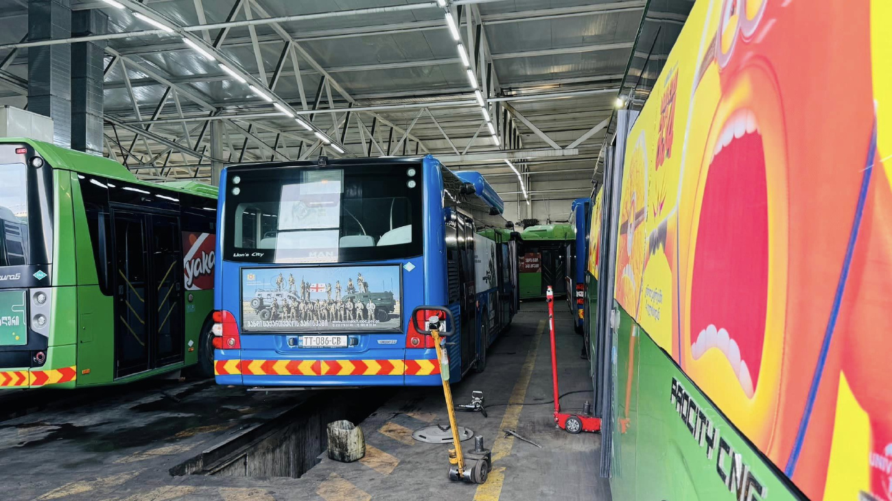 Tbilisi, MAN A21 Lion's City NL313 CNG # TT-086-CB; Tbilisi — Bus Depot N2