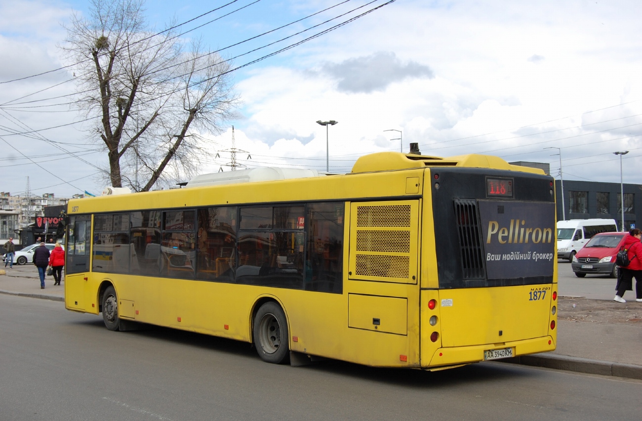 Kyiv, MAZ-203.015 # 1877