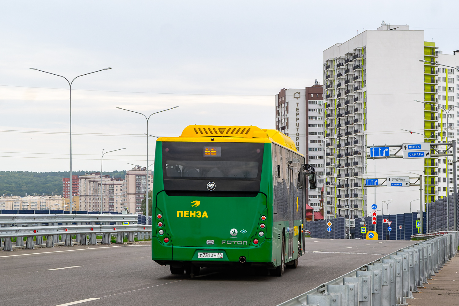 Penza, Foton BJ6105C6MCD-1 # Т 731 АМ 58