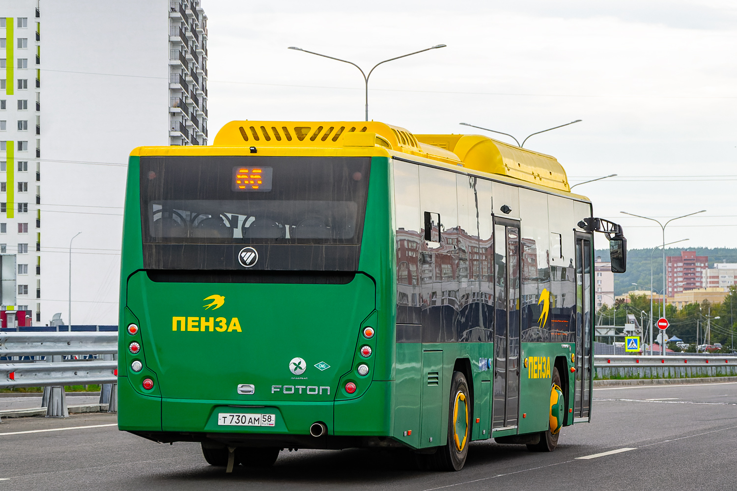 Penza, Foton BJ6105C6MCD-1 # Т 730 АМ 58