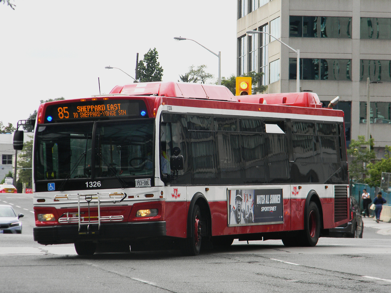 Toronto, Orion VII 40ft (07.501 NG HEV) # 1326