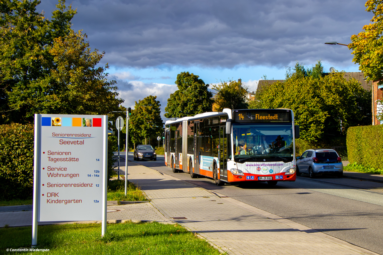 Hamburg, Mercedes-Benz Citaro C2 G # 3008