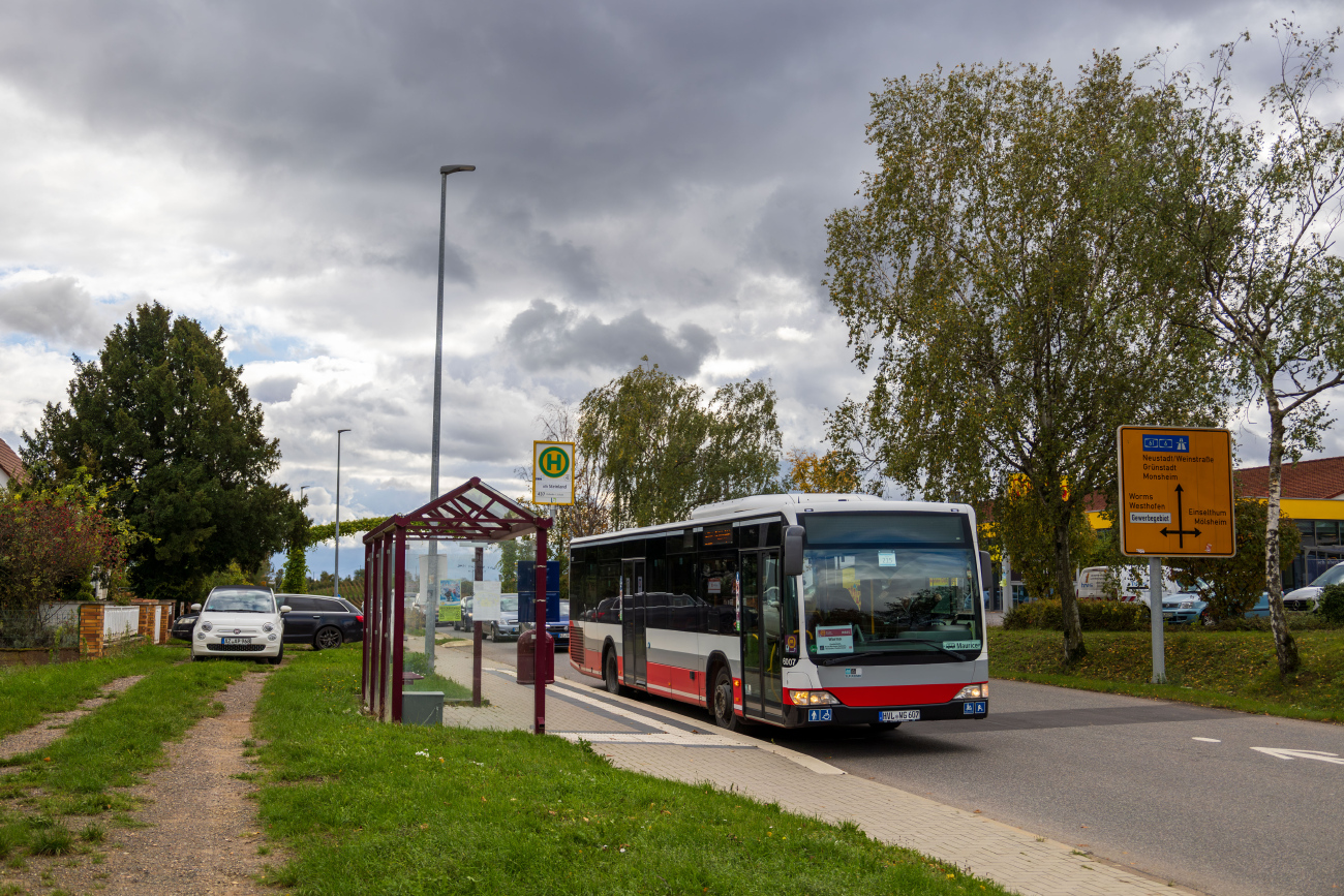 Nauen, Mercedes-Benz O530 Citaro Facelift # HVL-WG 607; Worms — SEV Worms — Bingen ("Rheinhessenbahn")