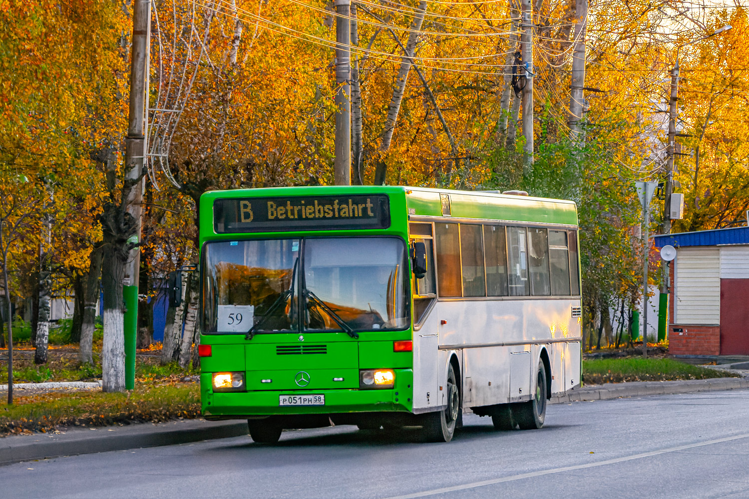 Penza, Mercedes-Benz O405 # Р 051 РН 58