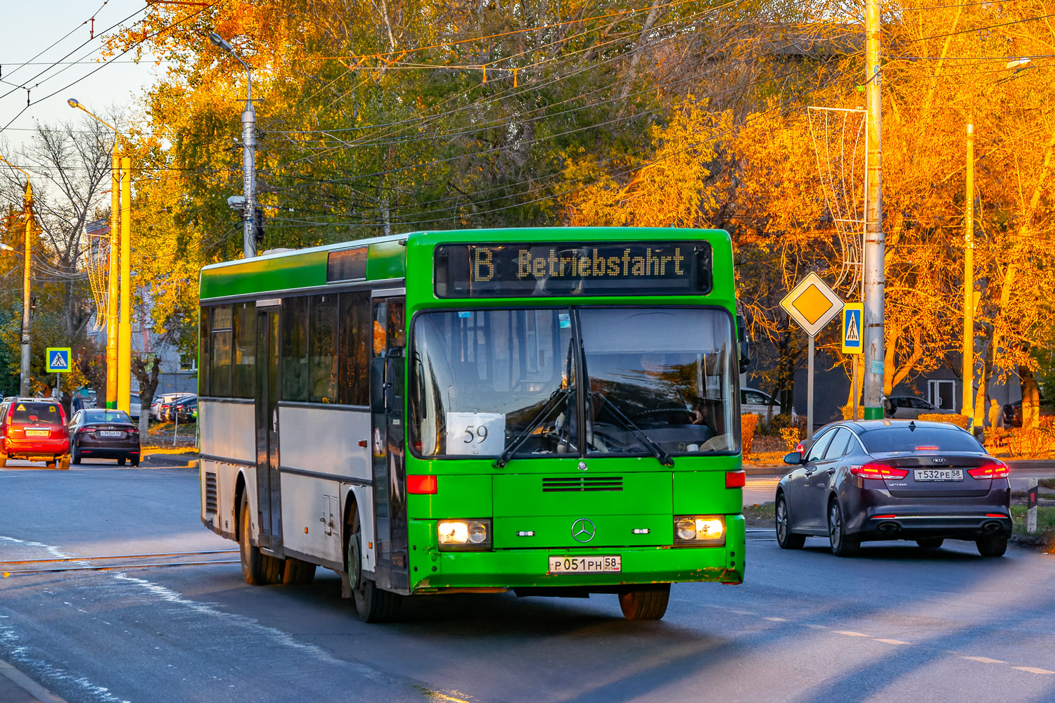 Penza, Mercedes-Benz O405 # Р 051 РН 58