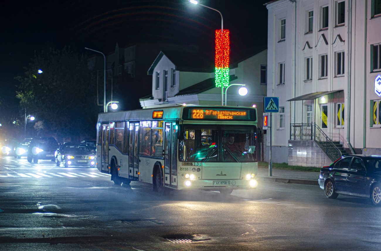 Pinsk, MAZ-103.485 # 25150