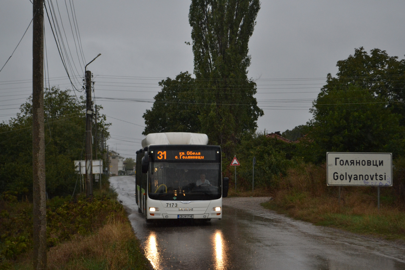 Sofia, MAN A21 Lion's City NL313 CNG # 7173