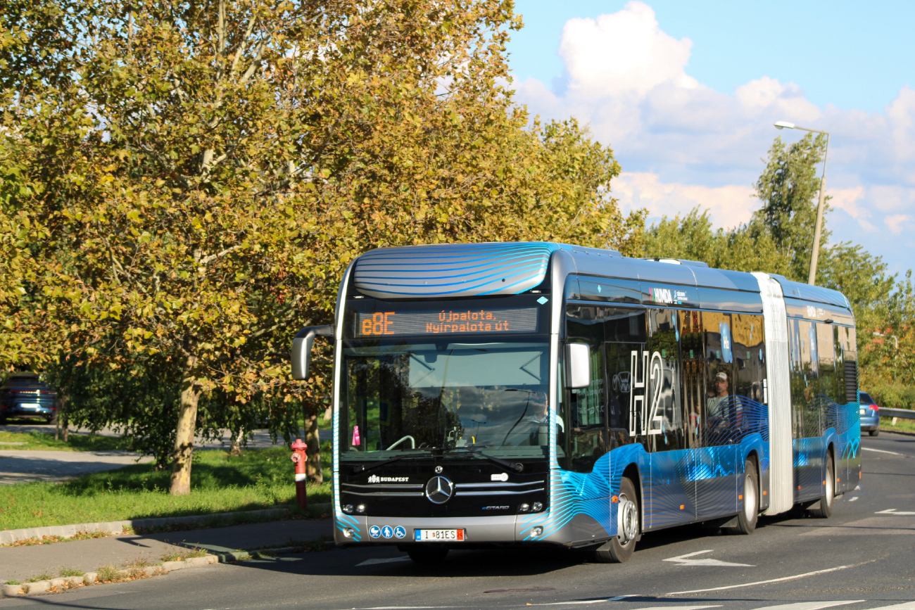 Budapest, Mercedes-Benz eCitaro G FuelCell # I 81ES 24