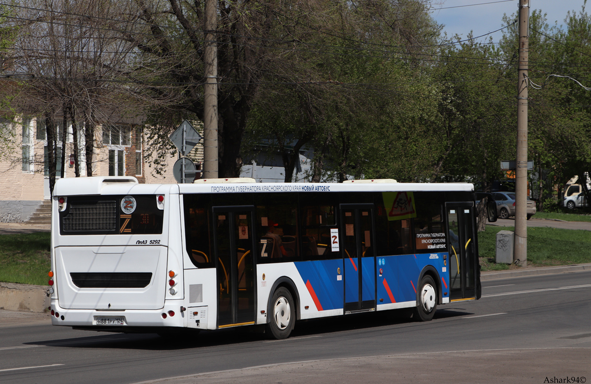 Krasnoyarsk, LiAZ-5292.65 # Н 881 РУ 124