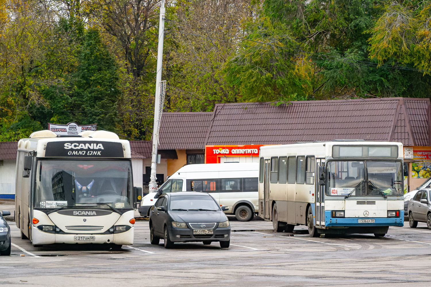 Penza — End stops and bus stations