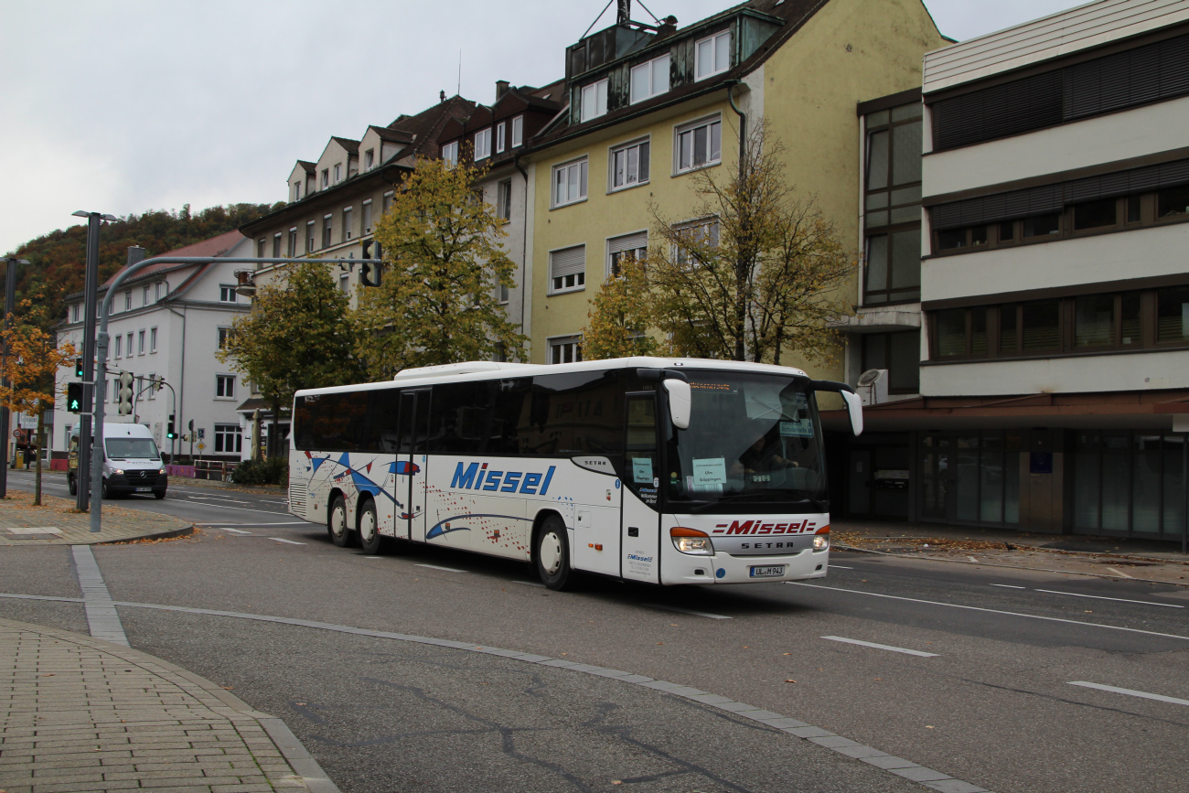 Ulm, Setra S419UL-GT # UL-M 943; Stuttgart — SEV Stuttgart <> Ulm (Filstalbahn)