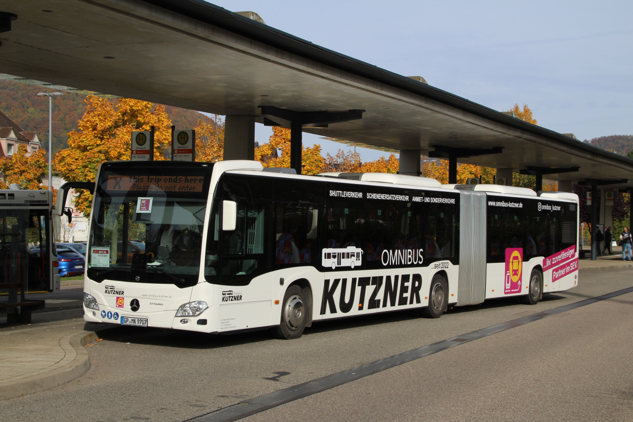 Göppingen, Mercedes-Benz Citaro C2 GÜ # 7; Stuttgart — SEV Stuttgart <> Ulm (Filstalbahn)