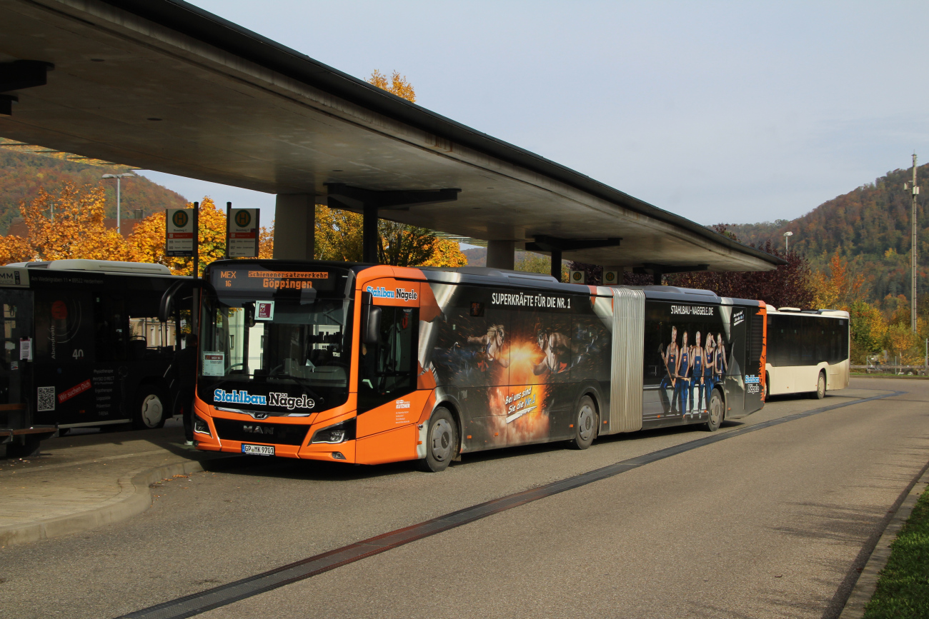 Göppingen, MAN 18C Lion's City NG360 # 1; Stuttgart — SEV Stuttgart <> Ulm (Filstalbahn)