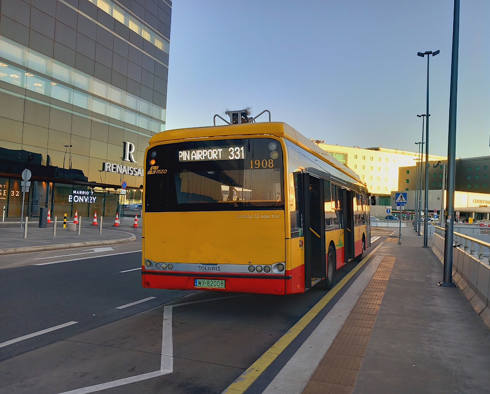 Warsaw, Solaris Urbino III 12 electric # 1908