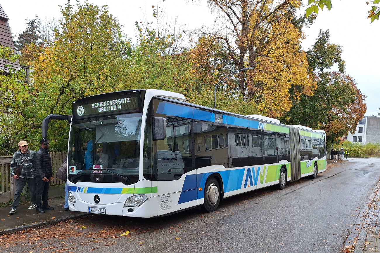 Augsburg, Mercedes-Benz Citaro C2 G Hybrid # A-SM 3711