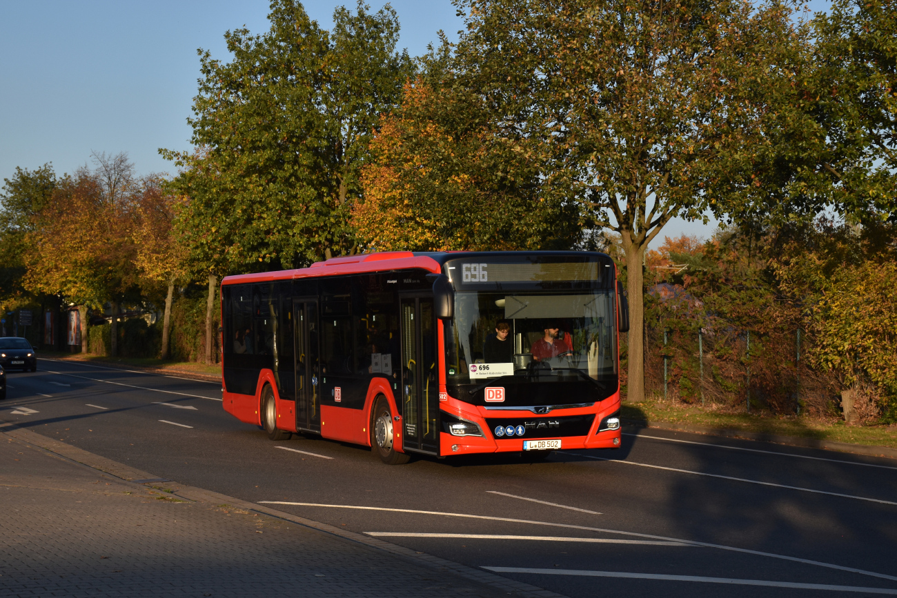Leipzig, MAN 12C Lion's City NL330 EfficientHybrid # 502; Potsdam — Einsatz von DB Regio Bus Ost auf ViP-Linien