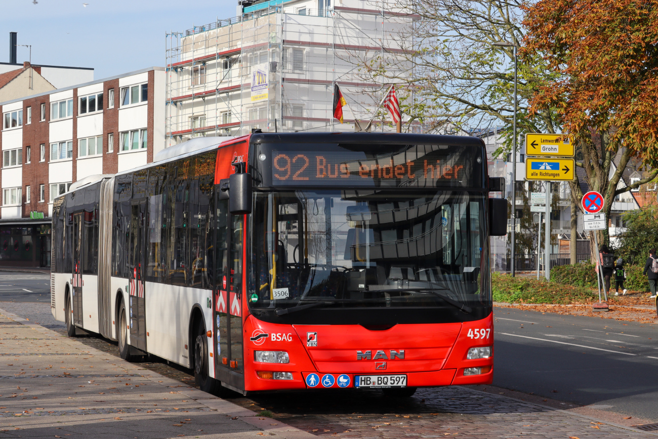 Bremen, MAN A23 Lion's City GL NG323 # 4597