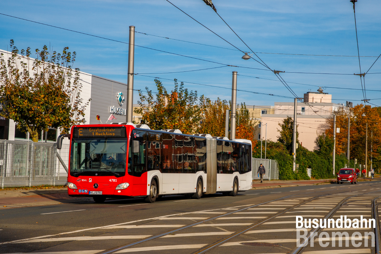 Bremen, Mercedes-Benz Citaro C2 G Hybrid # 4781