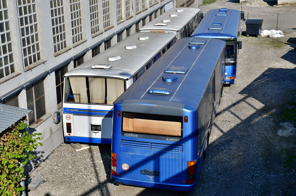 Ilava, Karosa C954E.1360 # TN-186CB; Ilava, Karosa LC735.20 # IL-; Trenčín, Karosa C954E.1360 # TN-184CB; Trenčín, Karosa B732.1654 # TN-969FU