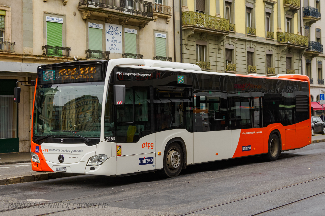 Geneva, Mercedes-Benz Citaro C2 Hybrid # 2153