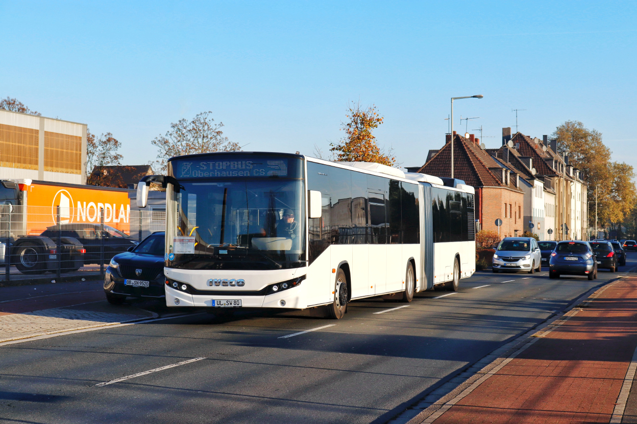 Bonn, IVECO Streetway 18M # UL-SW 80; Oberhausen — Ersatzverkehr Generalsanierung Oberhausen — Emmerich