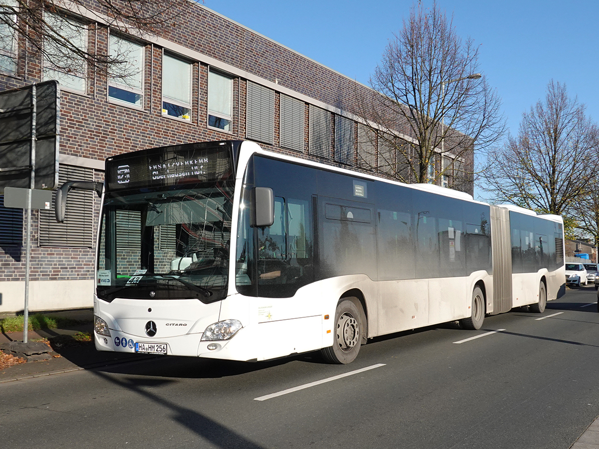 Viersen, Mercedes-Benz Citaro C2 G # HA-HM 256; Oberhausen — Ersatzverkehr Generalsanierung Oberhausen — Emmerich