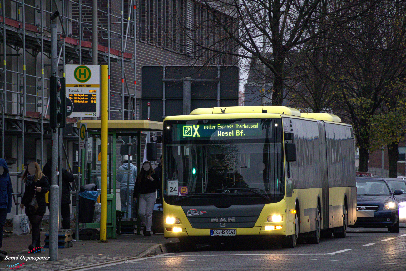 Osnabrück, MAN A23 Lion's City G NG363 # 141; Oberhausen — Ersatzverkehr Generalsanierung Oberhausen — Emmerich