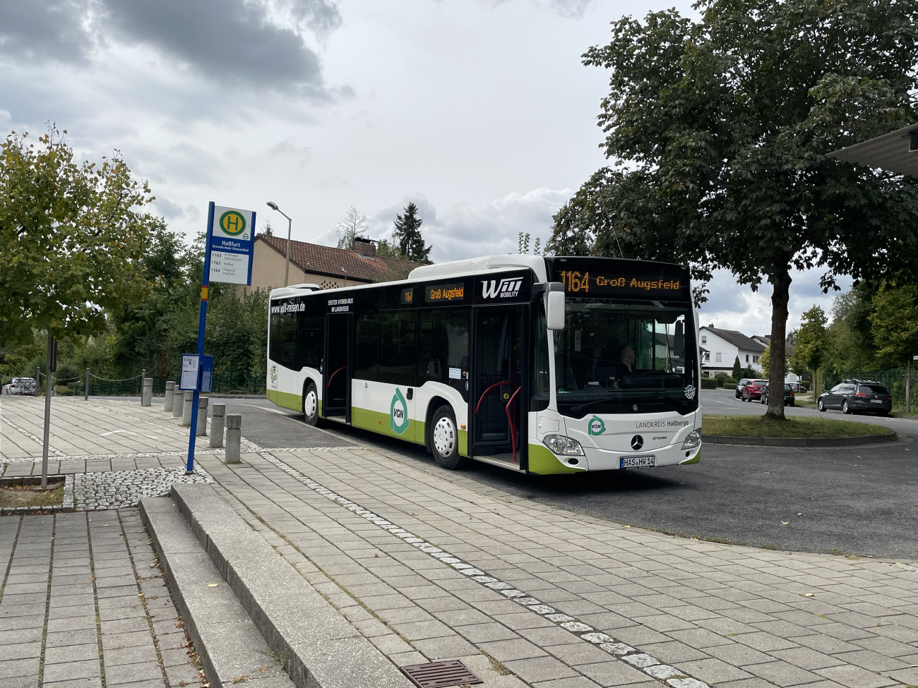Haßfurt, Mercedes-Benz Citaro C2 Hybrid # HAS-HW 14; Haßfurt — Linienbündel 3 — Will Reisen