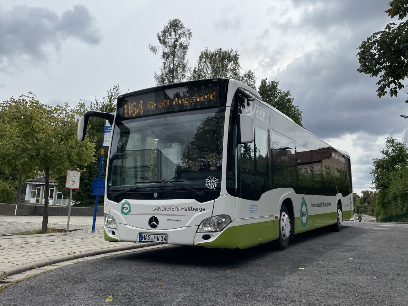 Haßfurt, Mercedes-Benz Citaro C2 Hybrid # HAS-HW 14; Haßfurt — Linienbündel 3 — Will Reisen